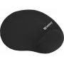 Sandberg Gel-Mauspad mit Handgelenkauflage, Schwarz, Monochrom, Gel, Handgelenkauflage
