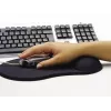 Sandberg Gel-Mauspad mit Handgelenkauflage, Schwarz, Monochrom, Gel, Handgelenkauflage