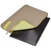 Case Logic Reflect REFPC-114 Plaza Taupe/Sun-Lime 35,6 cm (14 Zoll) Sleeve-Tasche