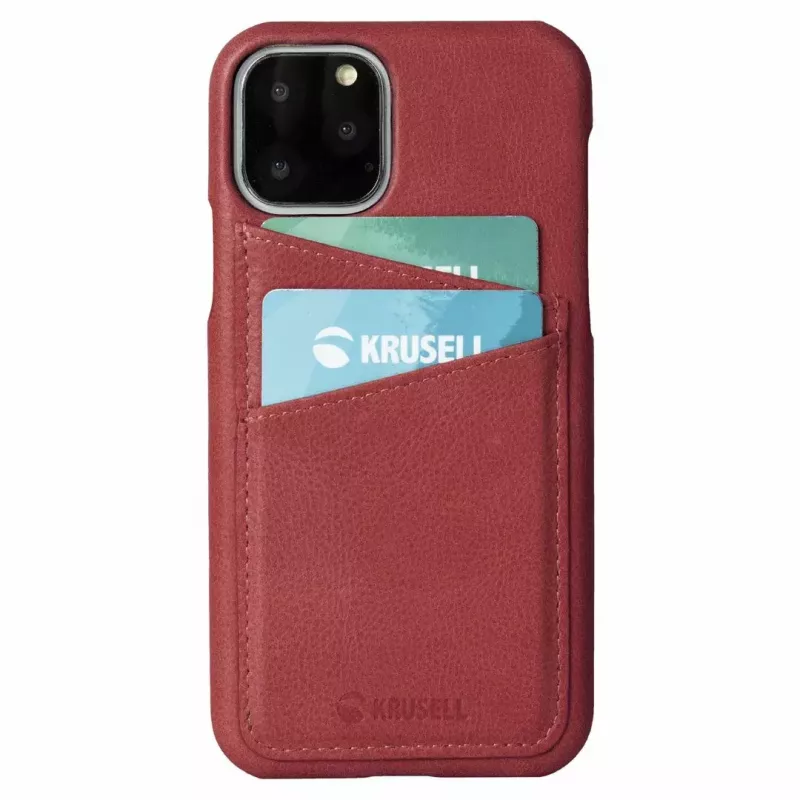 Schutz-CardCover-Hülle Krusell Sunne für Apple iPhone 11 Pro Max, vintage red