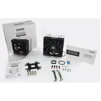 CPU-Kühler ZALMAN CNPS10X PERFORMA ST mit 120-mm-Lüfter und 4 Heatpipes