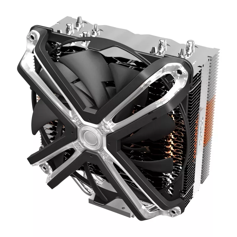 Zalman CNPS17X Computer-Kühlsystem Prozessorkühler 14 cm Schwarz, Grau