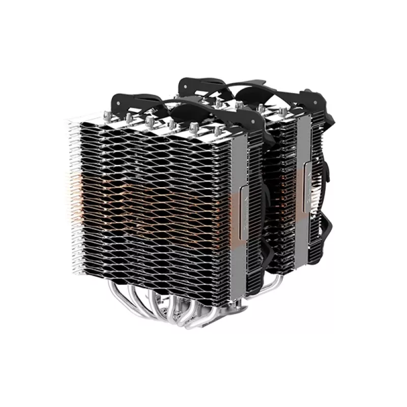 Zalman CNPS20X computer cooling system Processor Cooler 14 cm Aluminium, Schwarz