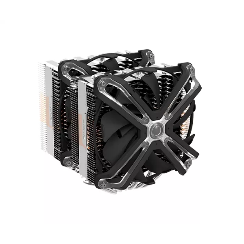 Zalman CNPS20X computer cooling system Processor Cooler 14 cm Aluminium, Schwarz
