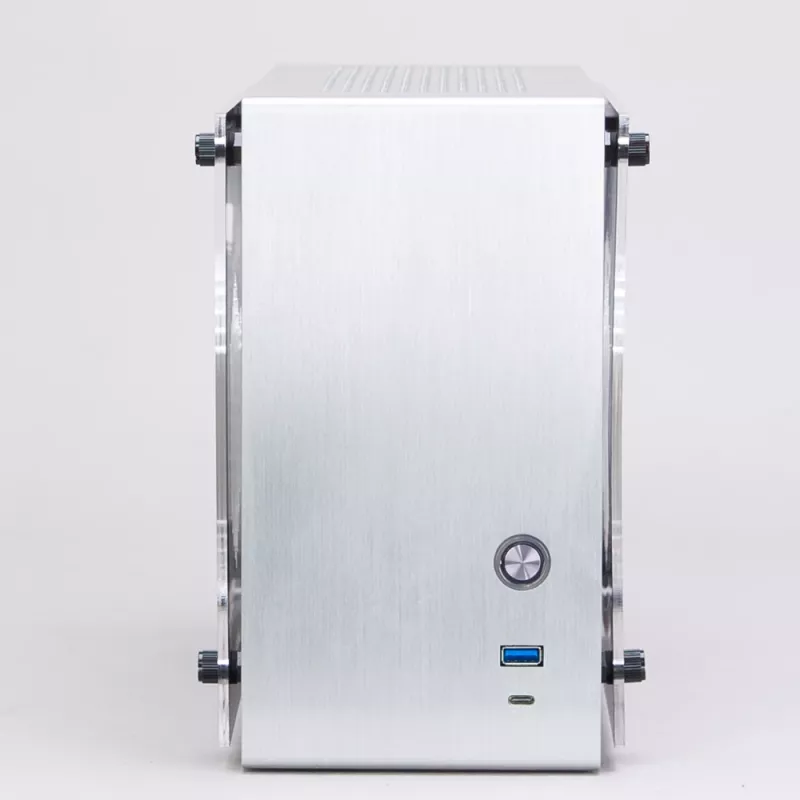 PC-Gehäuse Zalman M2 Mini-Silver Mini-Tower Silber