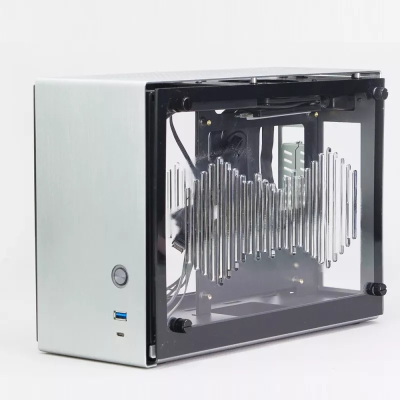 PC-Gehäuse Zalman M2 Mini-Silver Mini-Tower Silber