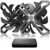 Zalman ZM-SF120A3 Computer-Kühlsystem Computergehäuse Lüfter 12 cm Schwarz