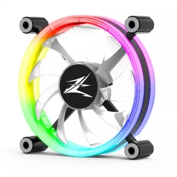 Zalman ZM-LF120 Computer-Kühlsystem Computergehäuse-Lüfter 12 cm Schwarz, Weiß