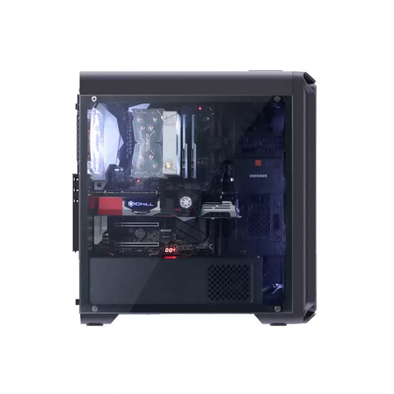 Zalman i3 Edge Midi-Tower – schwarz – Midi/Minitower – ATX Midi Tower Schwarz