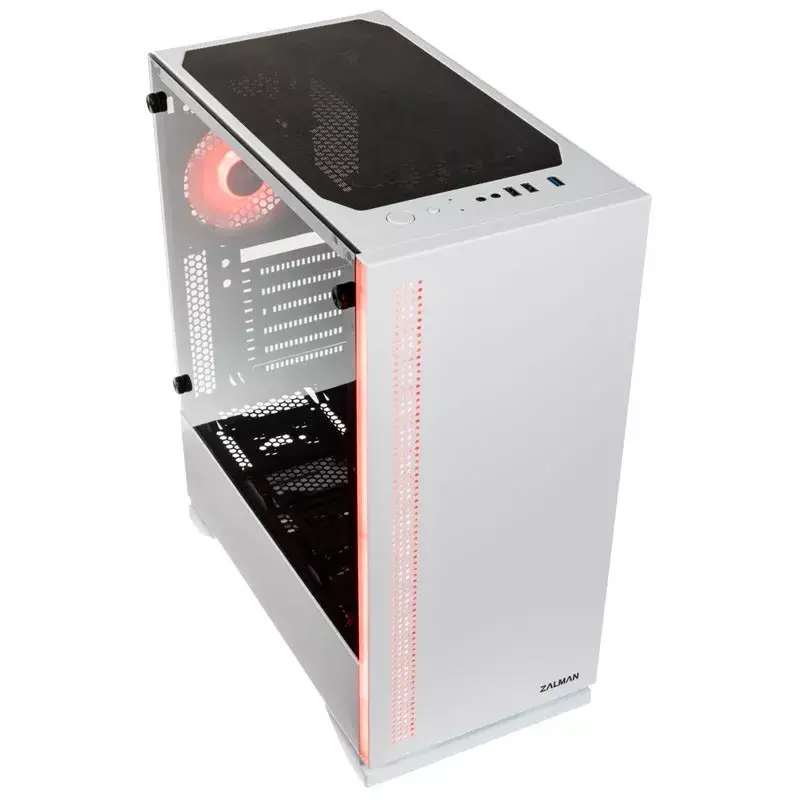 Zalman S5 WHITE Computergehäuse Midi Tower