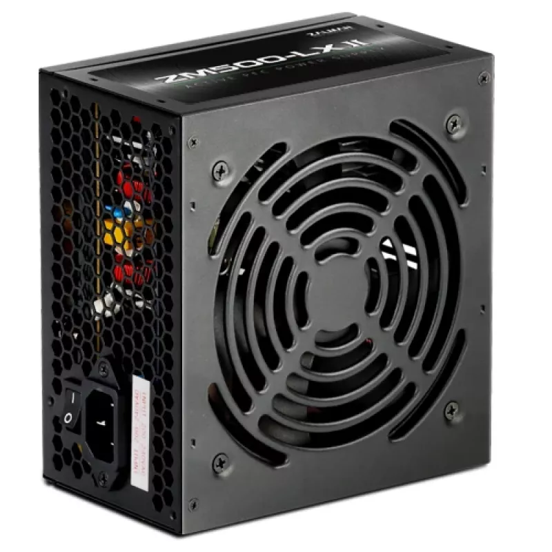 Zalman ZM500-LXII Netzteil 500 W 20+4-Pin ATX ATX Schwarz