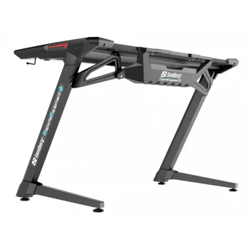 Gaming-Schreibtisch Sandberg Fighter Gaming Desk 2 Schwarz