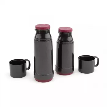 Isolierflasche JATA HTER2175 0,75 L Schwarz
