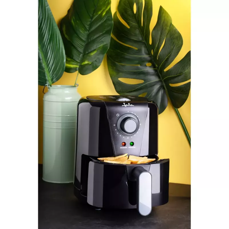 Heißluftfritteuse JATA JEFR1221 Single 1,5 l 1000 W Schwarz