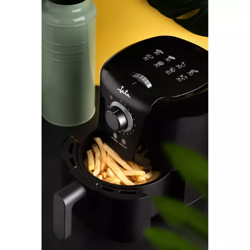 Heißluftfritteuse JATA JEFR1221 Single 1,5 l 1000 W Schwarz