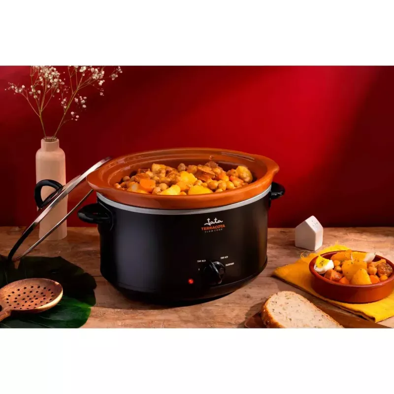 Slow Cooker JATA JEOL2135 3,5 l 180 W Schwarz Terrakotta