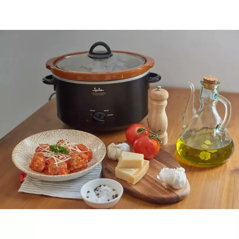 Slow Cooker JATA JEOL2135 3,5 l 180 W Schwarz Terrakotta