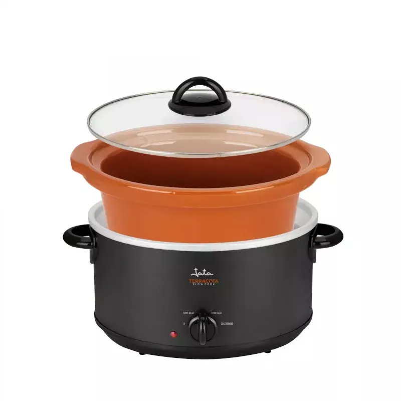 Slow Cooker JATA JEOL2135 3,5 l 180 W Schwarz Terrakotta