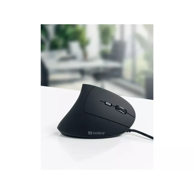 Kabelgebundene Maus Sandberg Wired Vertical Maus USB Typ-A