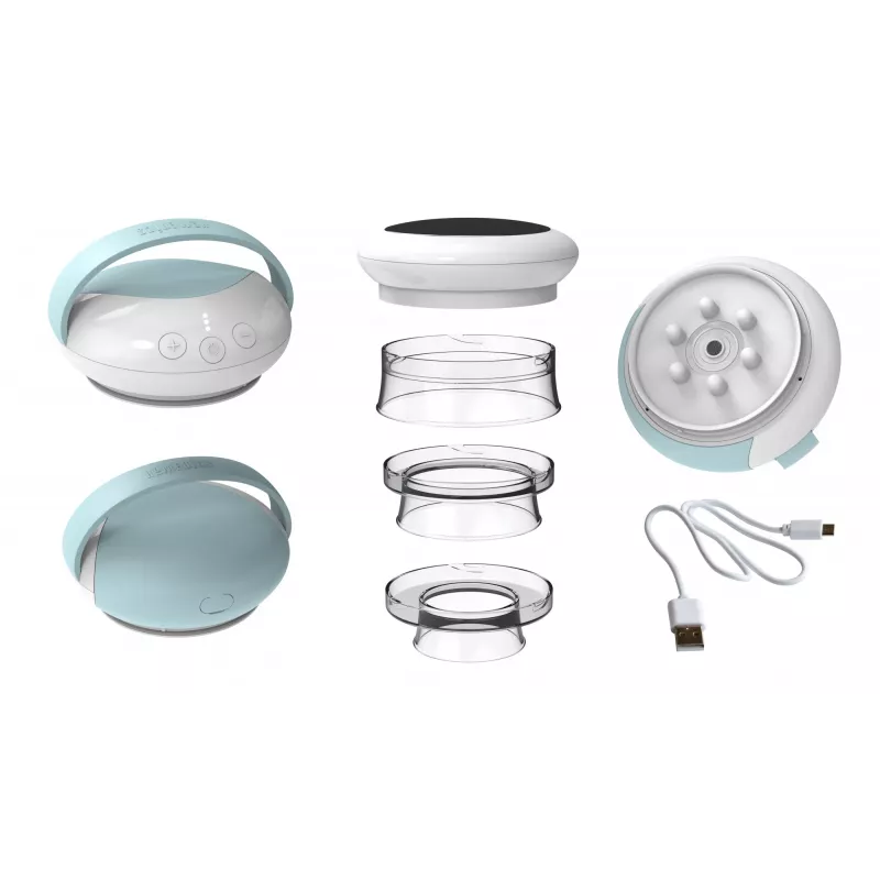 HoMedics Smoothee IR Massagegerät Beine Weiß 4 Köpfe Batteriebetrieben