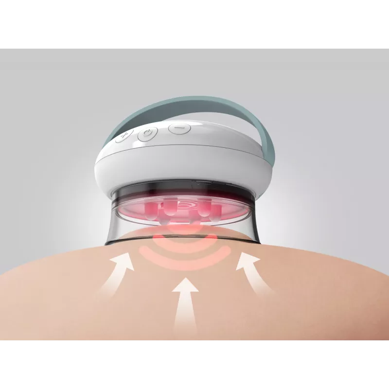 HoMedics Smoothee IR Massagegerät Beine Weiß 4 Köpfe Batteriebetrieben
