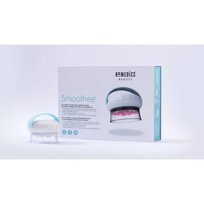 HoMedics Smoothee IR Massagegerät Beine Weiß 4 Köpfe Batteriebetrieben