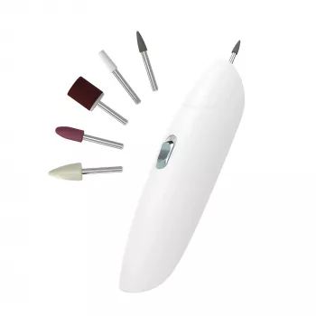 HoMedics 5-in-1 Elektrisches Mani/Pedi-Set 5 Aufsätze Batterie Kunststoff
