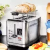 Gastroback Design Digital 2S Toaster 2 Scheiben 950 W Edelstahl