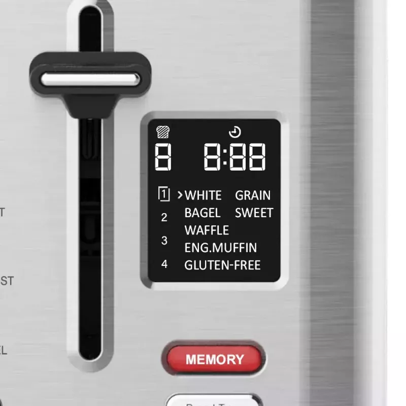 Gastroback Design Digital 2S Toaster 2 Scheiben 950 W Edelstahl