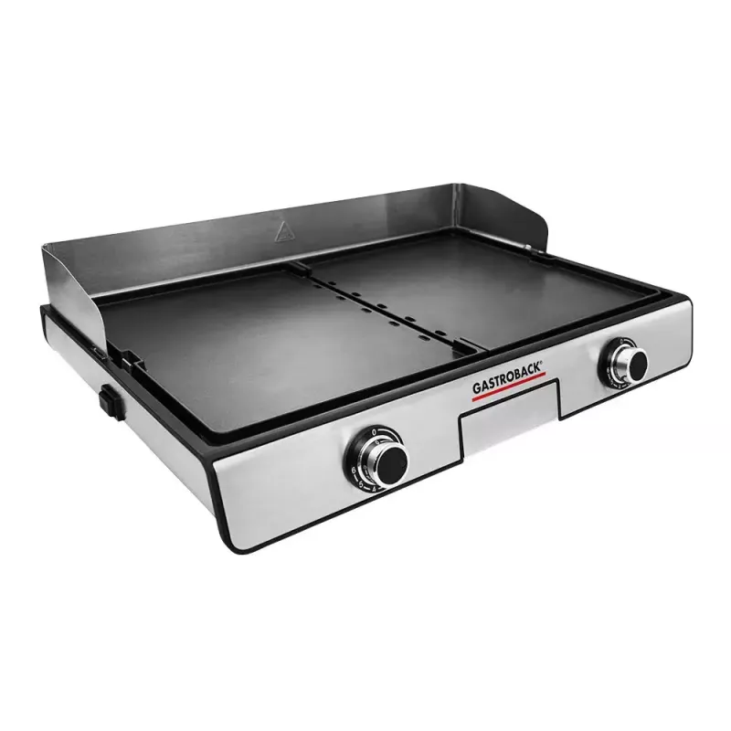 Gastroback Design Plancha & BBQ Kontaktgrill 2000 W Edelstahl