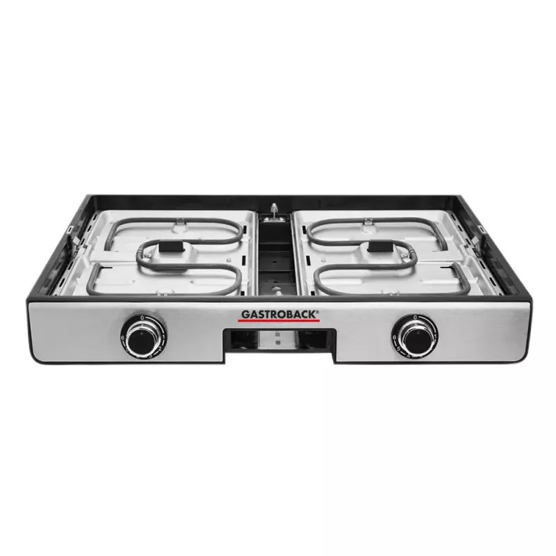 Gastroback Design Plancha & BBQ Kontaktgrill 2000 W Edelstahl