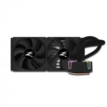 Zalman Reserator5 Z24 Schwarz CPU Flüssigkeitskühler 240mm Radiator 2 x SF120 ARGB Lüfter Prozessor All-in-One-Flüssigkeitskühler 12 cm