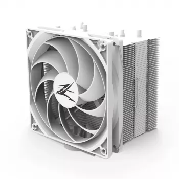 Zalman CNPS10X PERFORMA White Hochleistungs-CPU-Kühler mit weißer Beschichtung, 180 W TDP, 135 mm EBR Prozessor-Luftkühler 13,5 cm