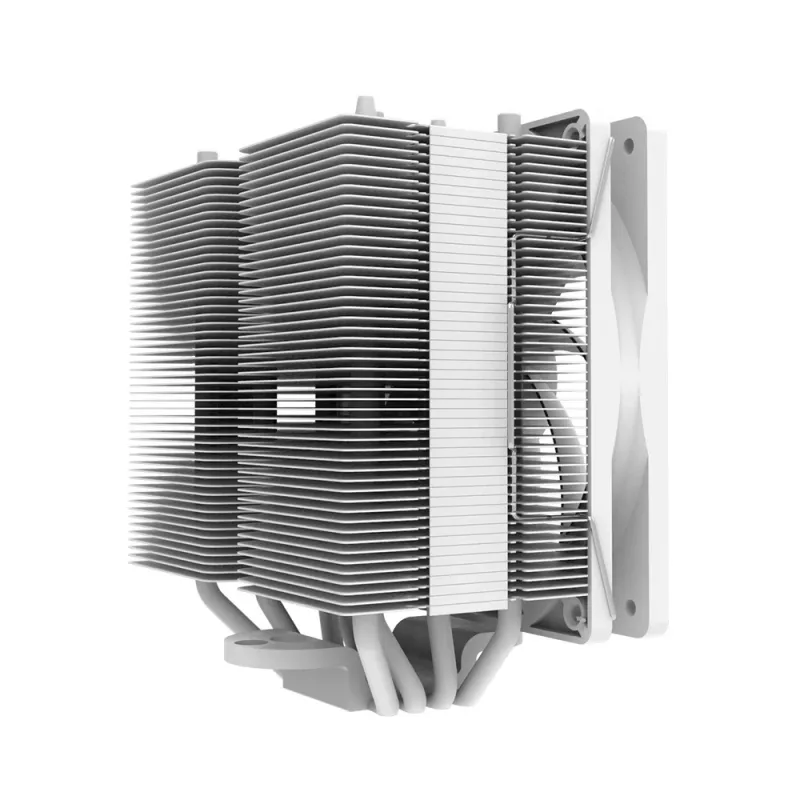 Zalman CNPS10X PERFORMA White Hochleistungs-CPU-Kühler mit weißer Beschichtung, 180 W TDP, 135 mm EBR Prozessor-Luftkühler 13,5 cm