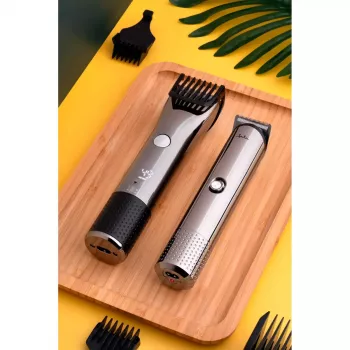 Haarschneider JATA JBSE2102 Schwarz Silber 90 min Akkulaufzeit