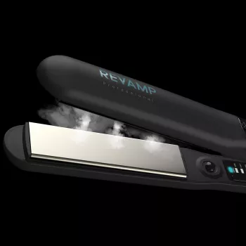 Glätteisen Revamp Progloss Steamcare ST-1600-EU Dampf Schwarz 3 m
