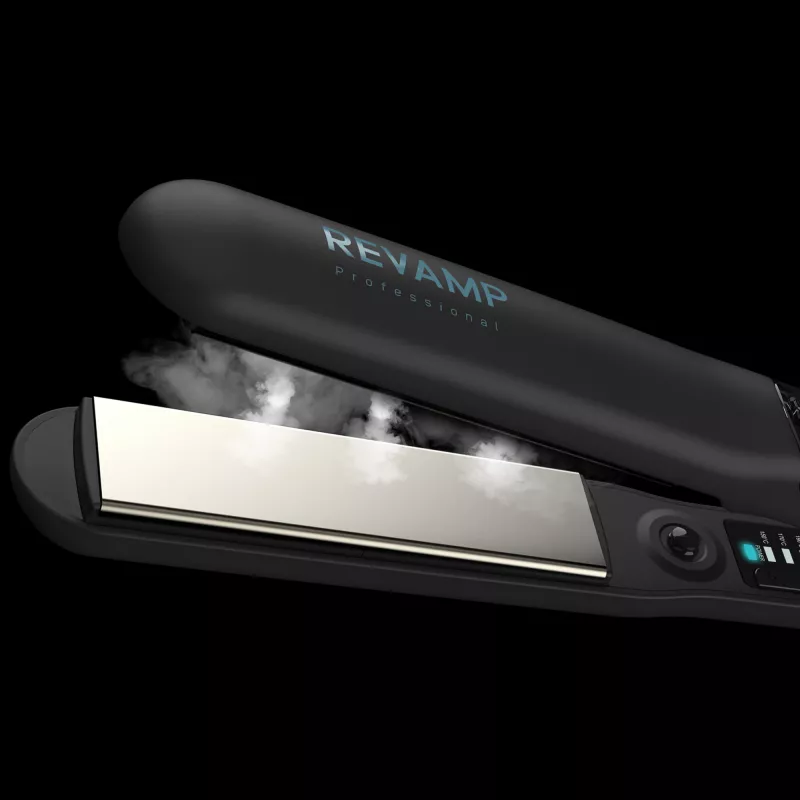 Glätteisen Revamp Progloss Steamcare ST-1600-EU Dampf Schwarz 3 m
