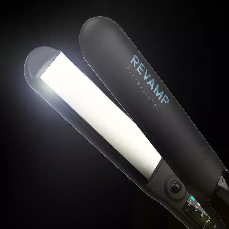 Glätteisen Revamp Progloss Steamcare ST-1600-EU Dampf Schwarz 3 m