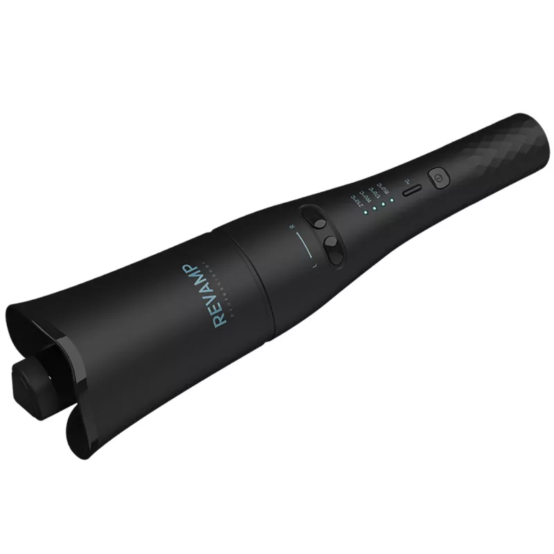 Revamp Progloss Hollywood Curl Automatic curling iron Warm Schwarz 3 m