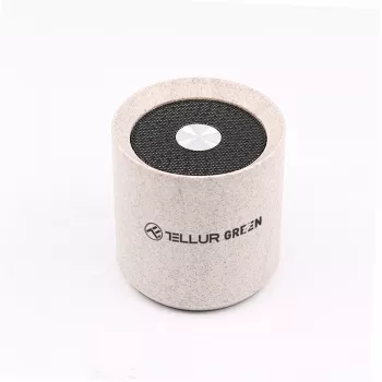 Tragbarer Lautsprecher Tellur Bluetooth-Lautsprecher Grün 3W Creme