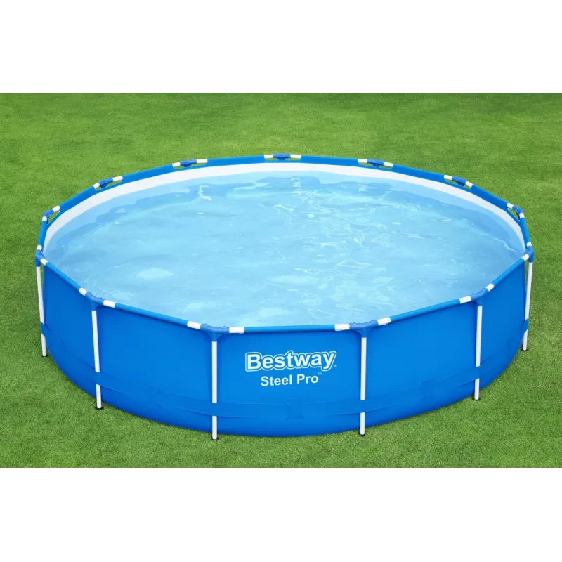 Rahmenpool Bestway Steel Pro 13' x 33 Zoll/3,96 m x 84 cm Fassungsvermögen 8680 L