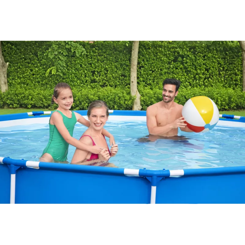 Rahmenpool Bestway Steel Pro 13' x 33 Zoll/3,96 m x 84 cm Fassungsvermögen 8680 L