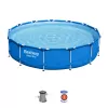 Rahmenpool Bestway Steel Pro 13' x 33 Zoll/3,96 m x 84 cm Fassungsvermögen 8680 L