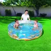 Aufblasbarer Pool Bestway Transparent Seeleben Pool Φ1,5m x H53cm