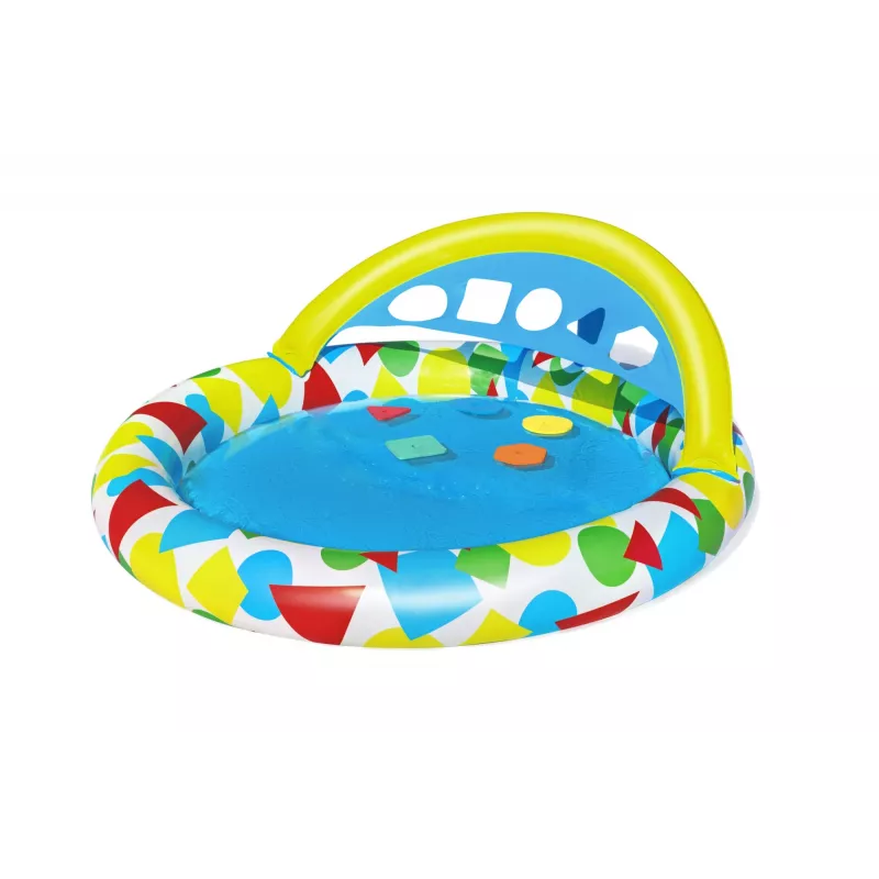 Aufblasbarer Pool Bestway 52378, Abmessungen 47 Zoll x 46 Zoll x 18 Zoll (aufblasbarer Gartenpool)
