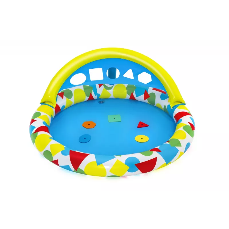 Aufblasbarer Pool Bestway 52378, Abmessungen 47 Zoll x 46 Zoll x 18 Zoll (aufblasbarer Gartenpool)