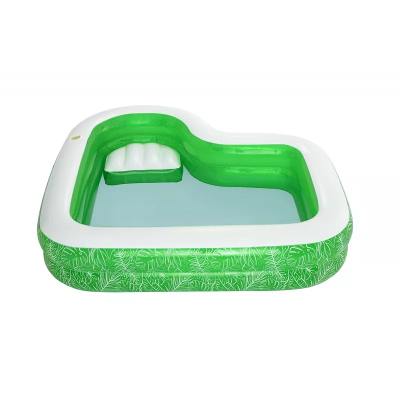 Bestway 7'7 Zoll x 7'7 Zoll x 20 Zoll/2,31 m x 2,31 m x 51 cm Tropical Paradise Familienpool
