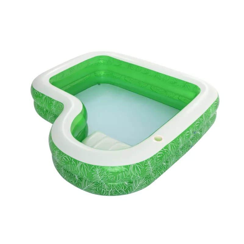 Bestway 7'7 Zoll x 7'7 Zoll x 20 Zoll/2,31 m x 2,31 m x 51 cm Tropical Paradise Familienpool