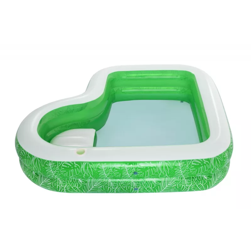 Bestway 7'7 Zoll x 7'7 Zoll x 20 Zoll/2,31 m x 2,31 m x 51 cm Tropical Paradise Familienpool