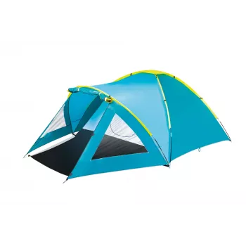 Dome tent Bestway 68090 3 person Blue Fiberglass Polyester
